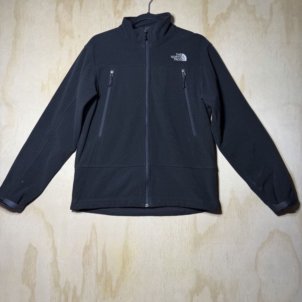 The‎ North Face Mens Black Full Zip Fleece Jacket Outdoor Hiking Size S